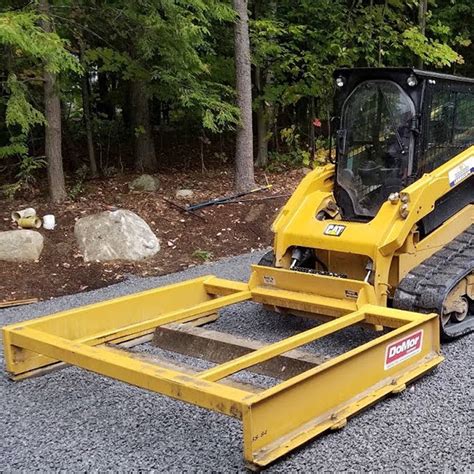 skid steer road maintainer|grading box for skid steer.